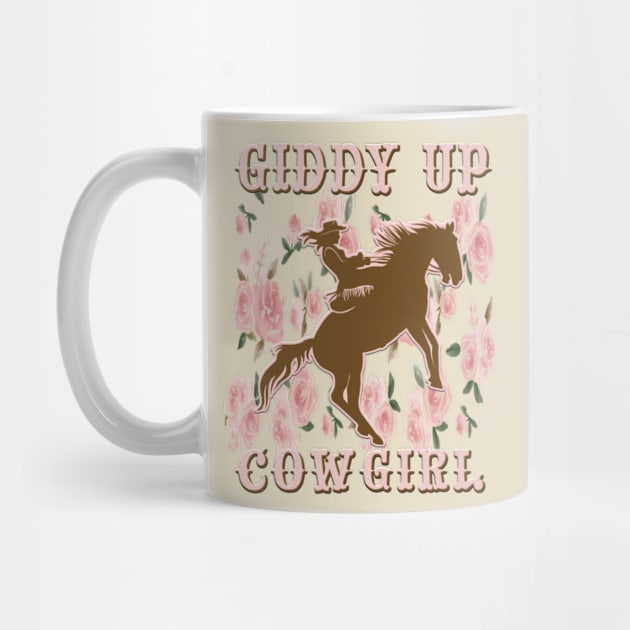 Giddy Up Cowgirl Country Western Horse by Sassee Designs